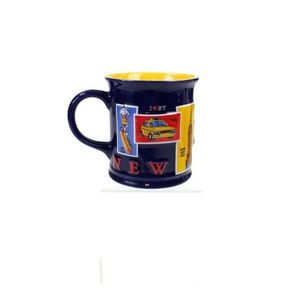 I Love New York Kings 2004 3D Raised Twin Towers Statue Liberty Coffee Cup Mug